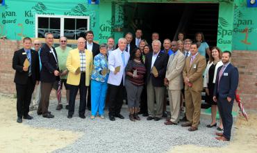 Hilma Greens Apartments group shot of attendees