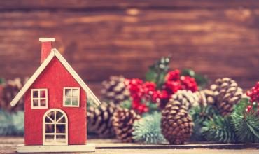 How to Keep Your Home Safe While You're Away for the Holidays House and snow