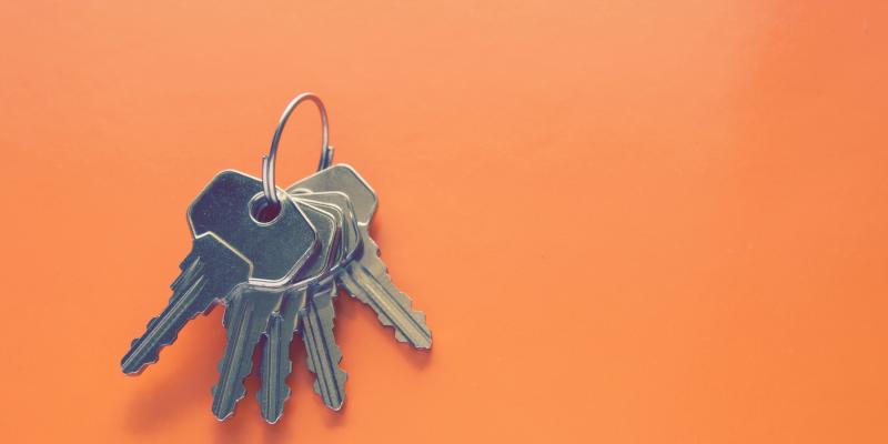 Inspections You Never Knew You Might Need House keys on an orange background