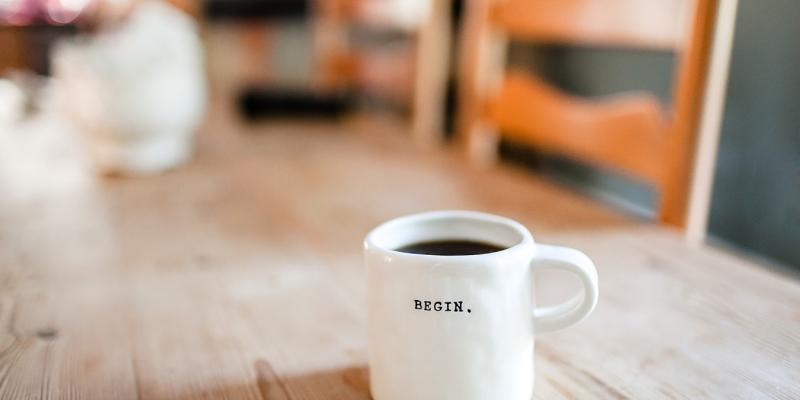 Storage Solutions for Small Homes coffee cup on a table