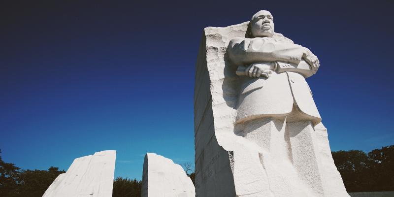 Martin Luther King, Jr., Left Fair Housing Legacy MLK Jr. monument
